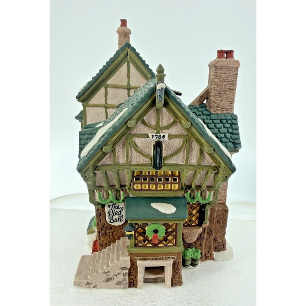 Department 56 Dickens Village Pied Bull Inn 2nd Edition Heritage Village 1993